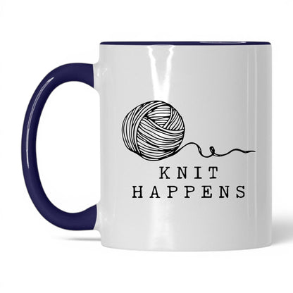 Knit Happens Coffee Mug