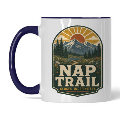 Nap Trail Mug – 11oz White/Midnight Blue Mug