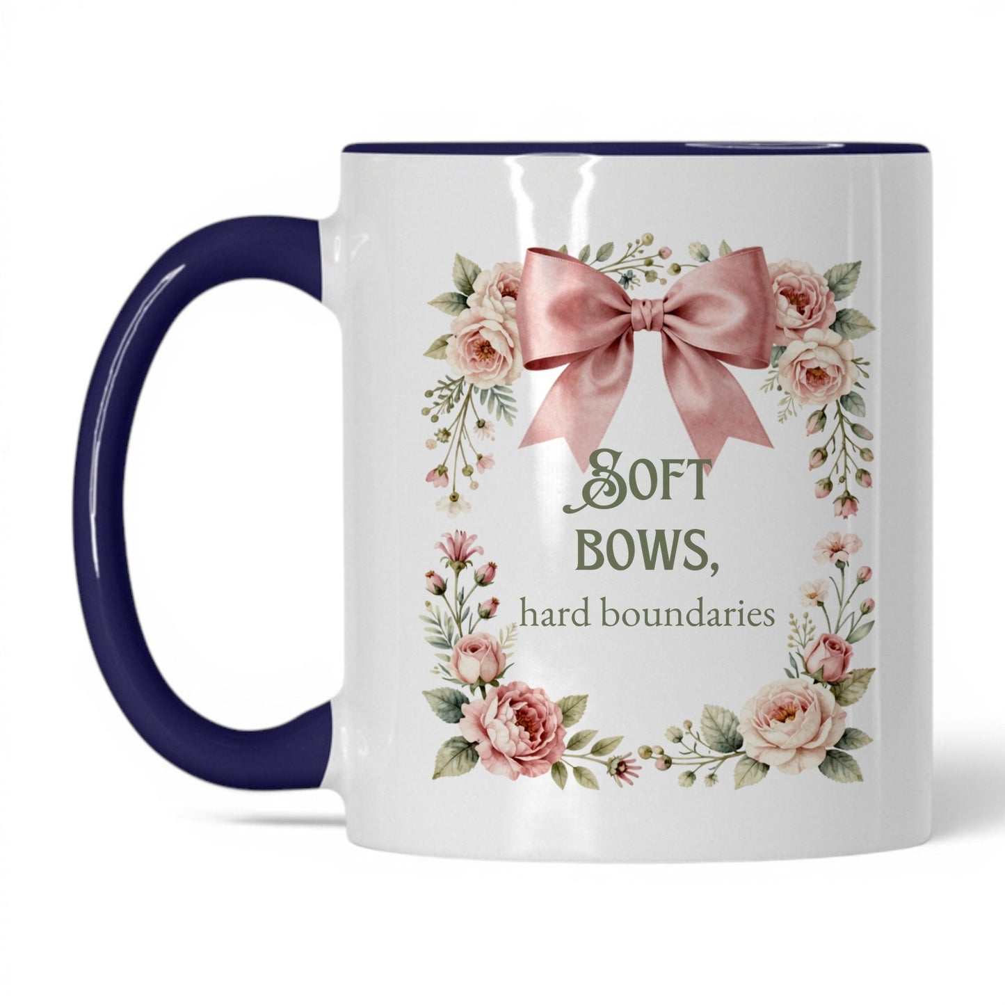 Soft Bows Hard Boundaries Coffee Mug