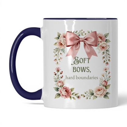 Soft Bows Hard Boundaries Coffee Mug