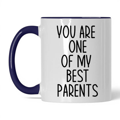One of My Best Parents Mug – 11oz White/Midnight Blue Mug