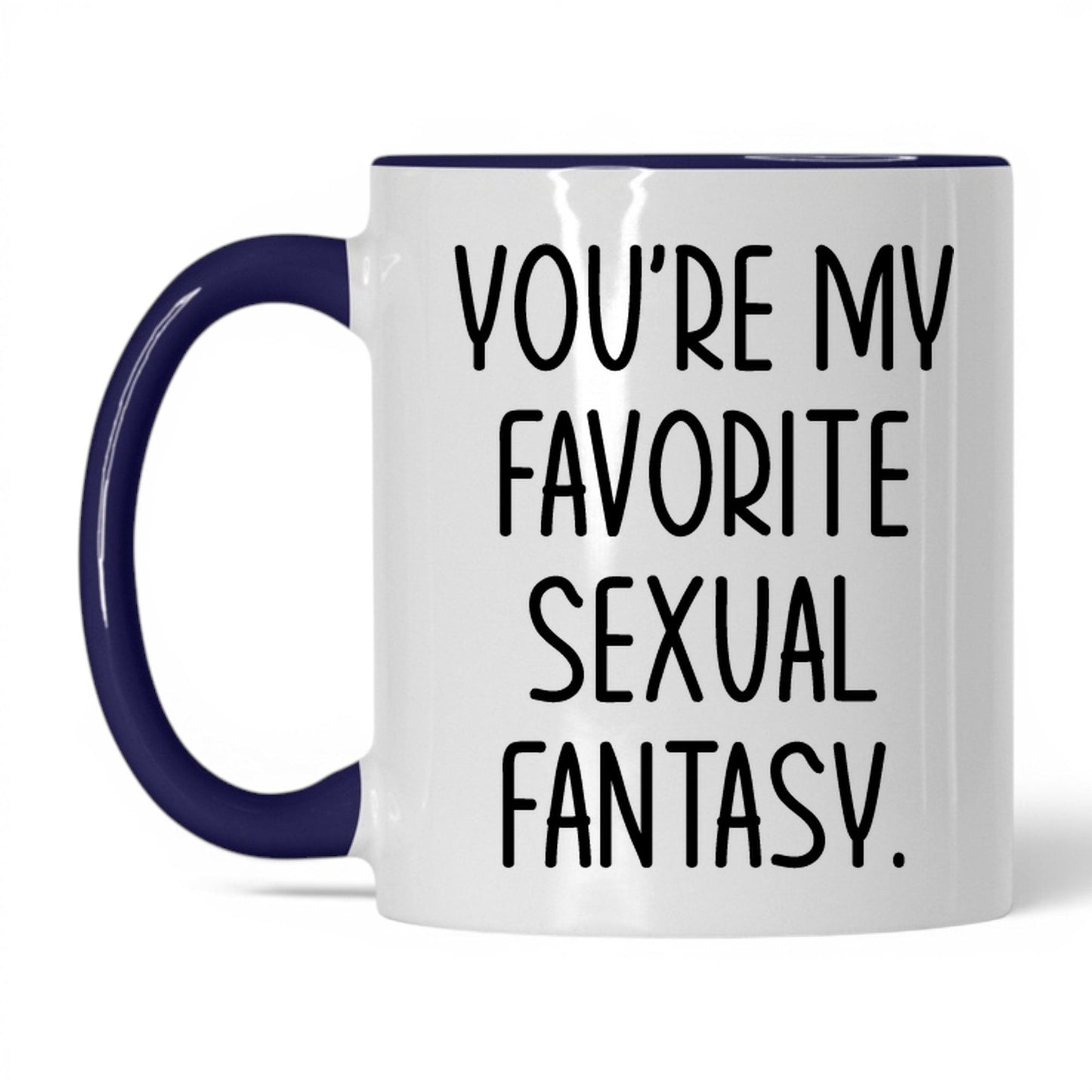 You're My Favorite Fantasy Mug – 11oz White/Midnight Blue Mug