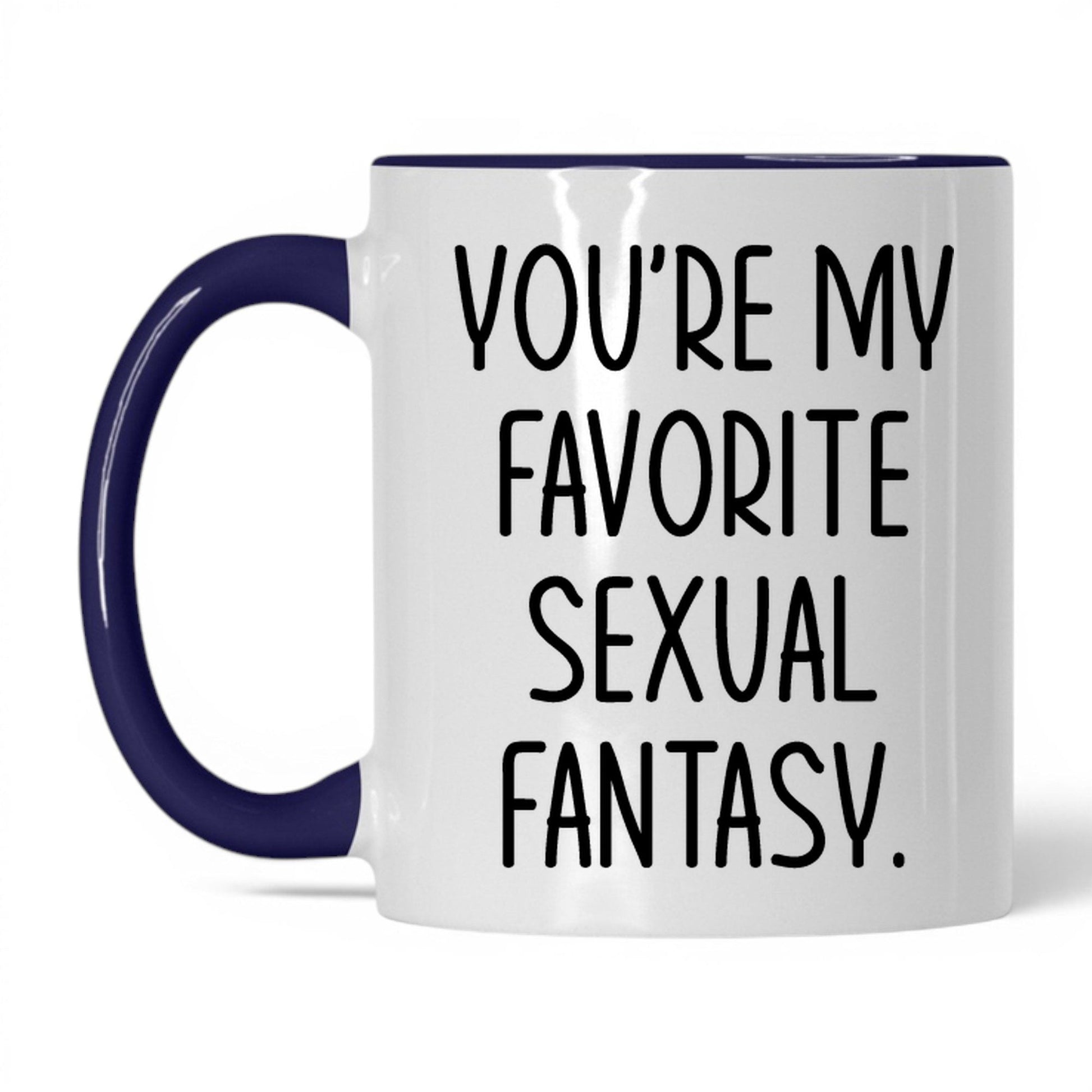 You're My Favorite Fantasy Mug – 11oz White/Midnight Blue Mug