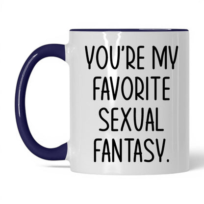 You're My Favorite Fantasy Mug – 11oz White/Midnight Blue Mug