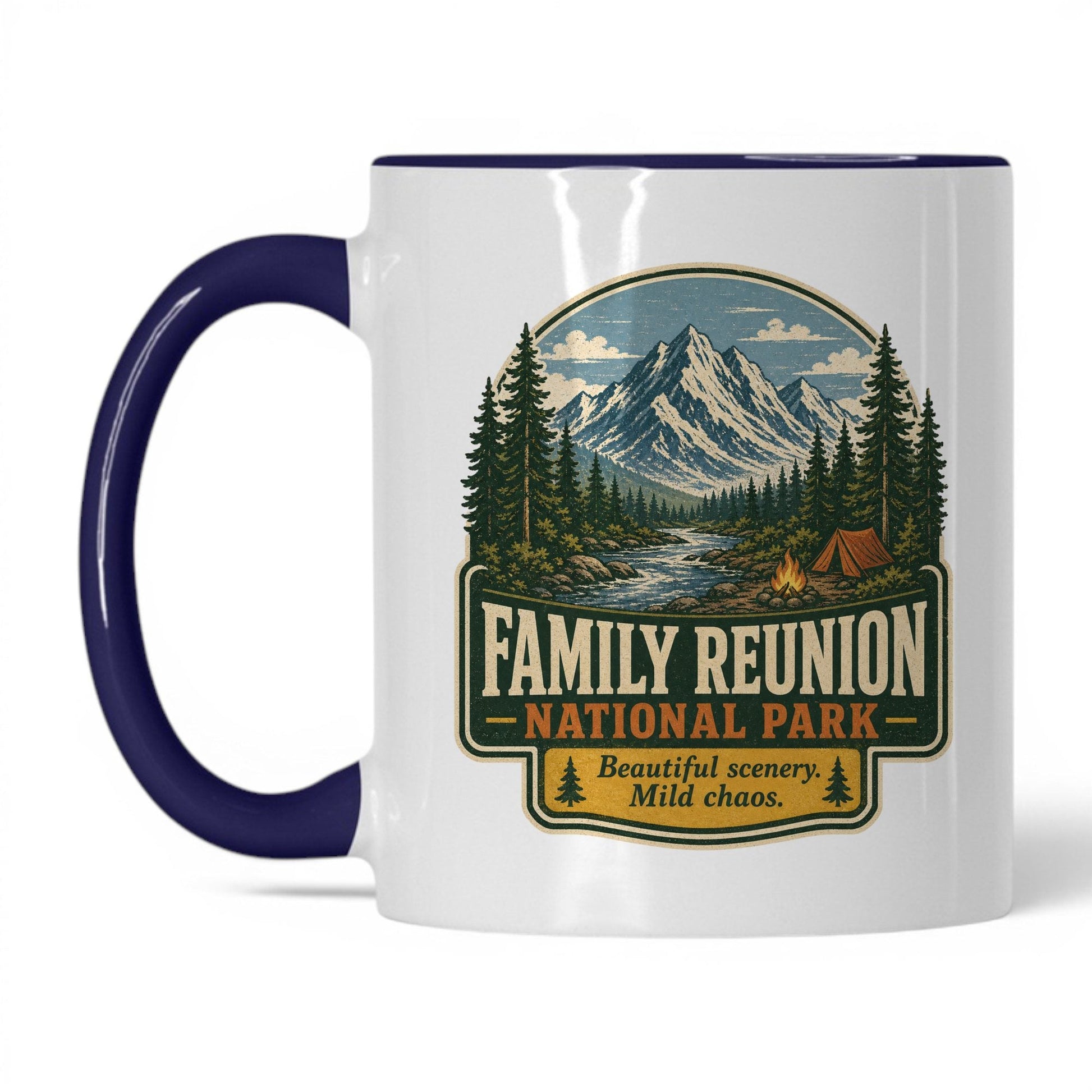 Family Reunion National Park Mug – 11oz White/Midnight Blue Mug