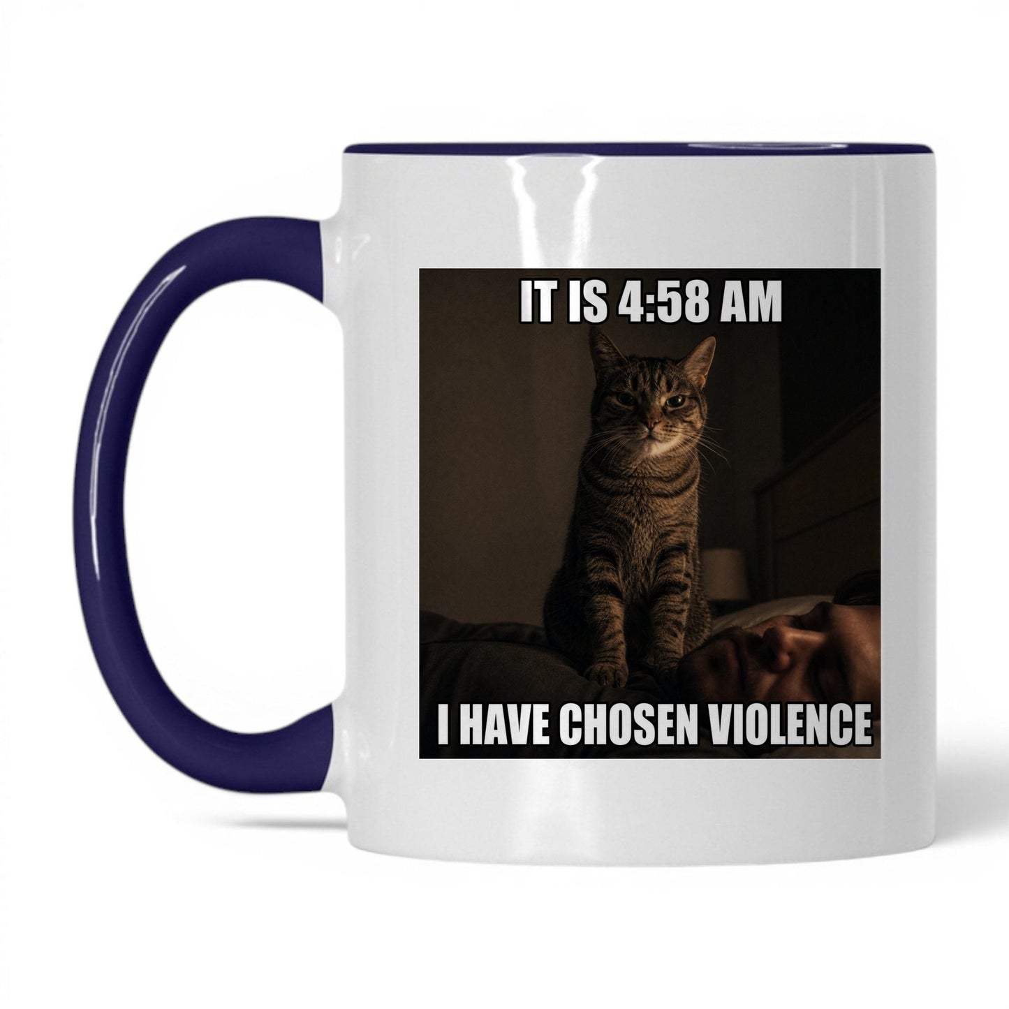 Chosen Violence Cat Coffee Mug