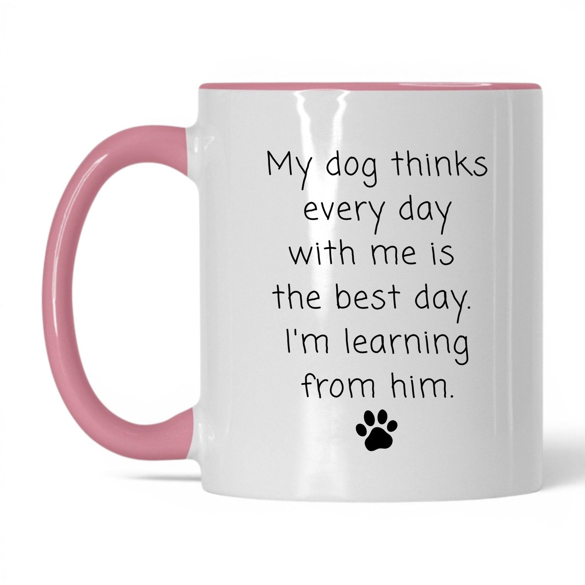Every Day Is the Best Day Mug – 11oz White/Pink Mug