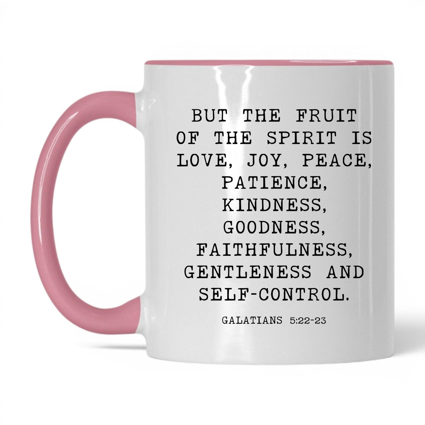 Fruit of the Spirit Mug – 11oz White/Pink Mug