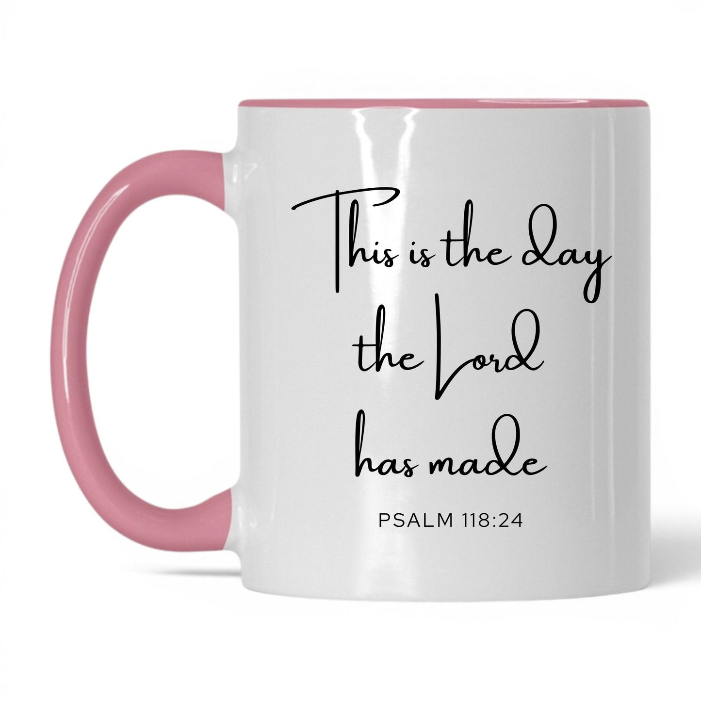 This Is the Day Mug – 11oz White/Midnight Blue Mug