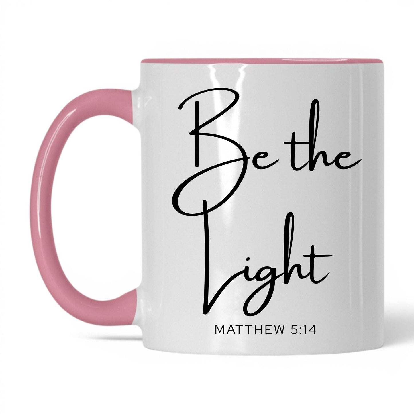 Be the Light Mug – 11oz White/Midnight Blue Mug