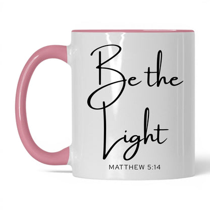 Be the Light Mug – 11oz White/Midnight Blue Mug