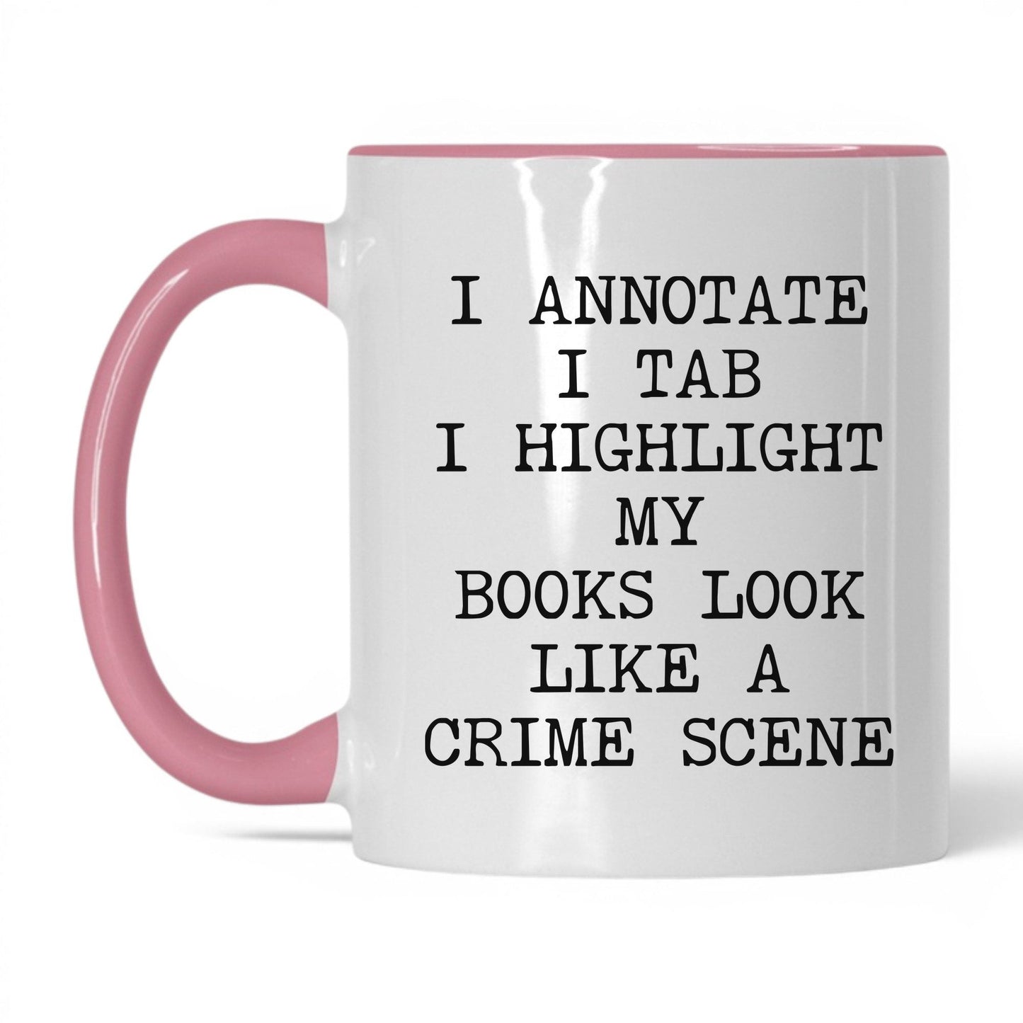 Books Look Like a Crime Scene Coffee Mug