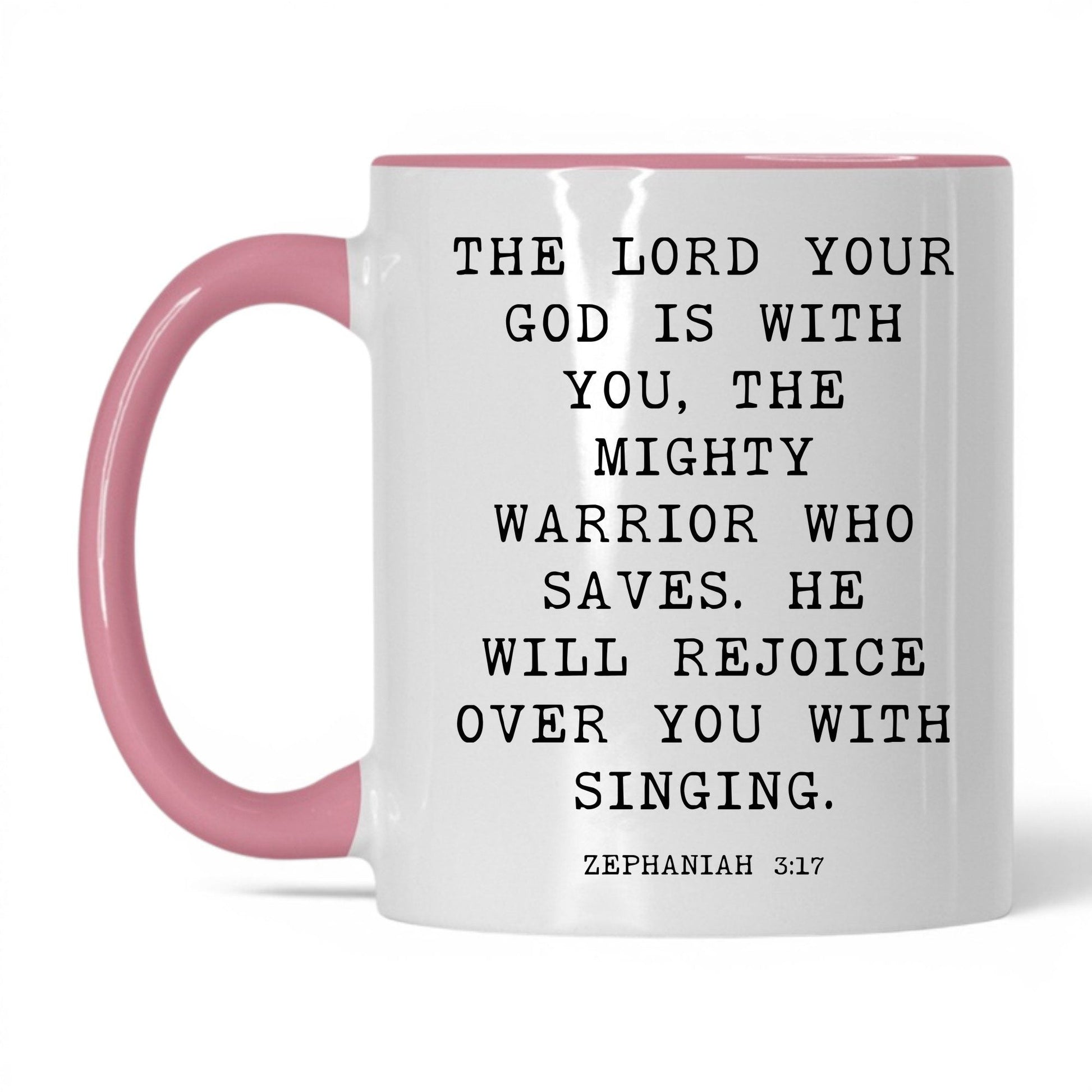 The Lord Is With You Mug – 11oz White/Midnight Blue Mug