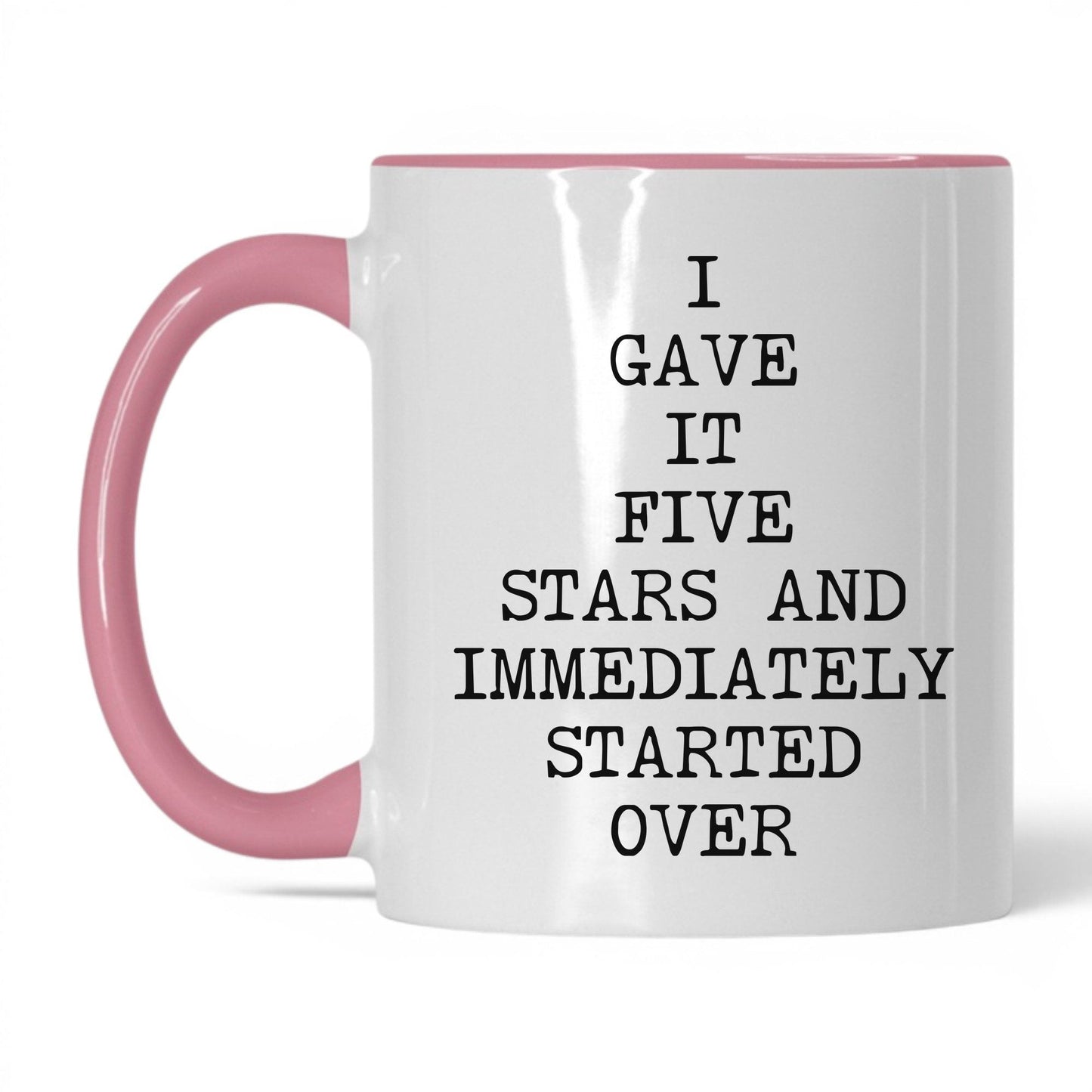 Five Stars Started Over Coffee Mug