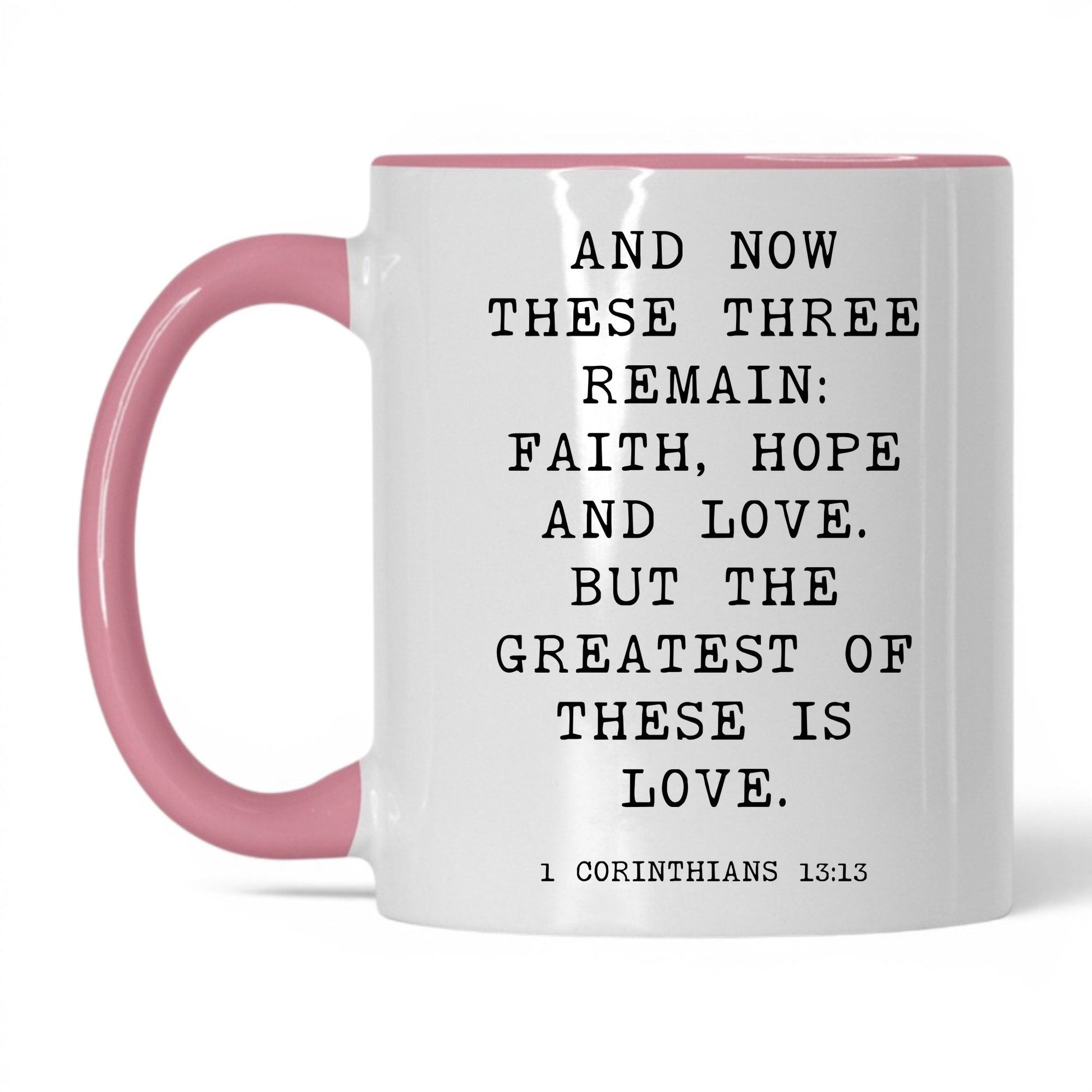 Faith Hope and Love Mug – 11oz White/Midnight Blue Mug