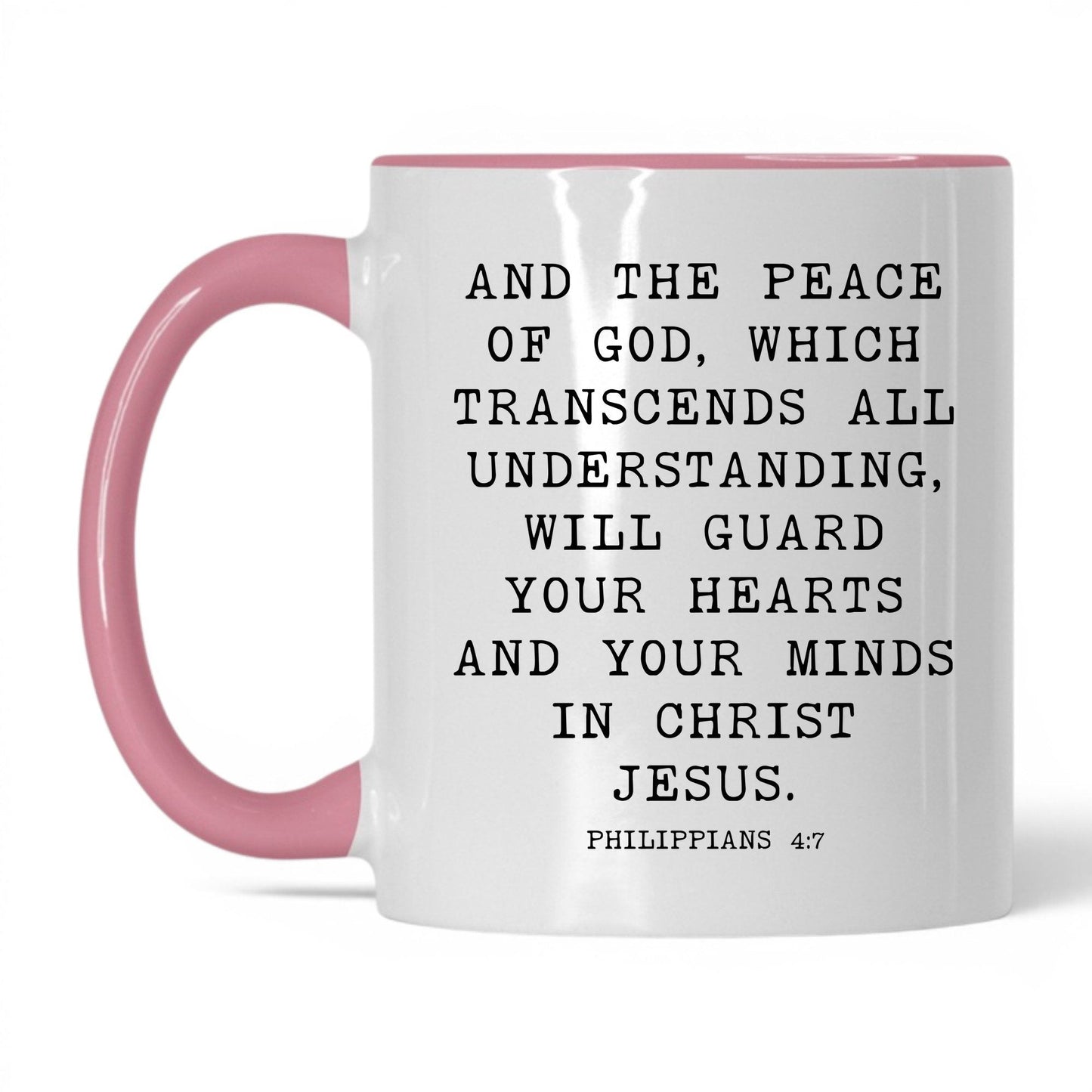 Peace of God Mug – 11oz White/Midnight Blue Mug