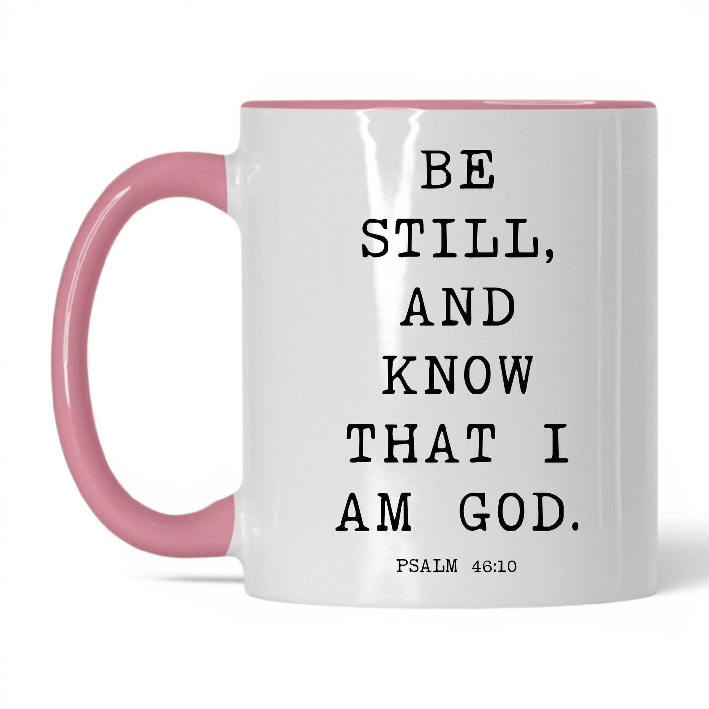 Be Still and Know Mug – 11oz White/Midnight Blue Mug
