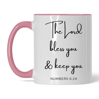 The Lord Bless You Mug – 11oz White/Midnight Blue Mug