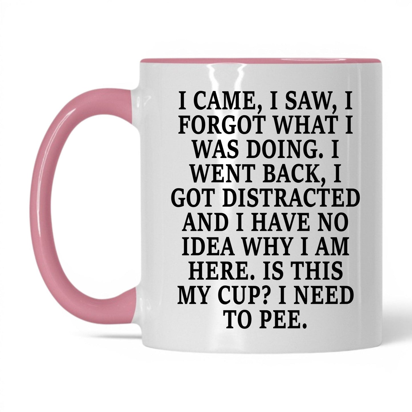 I Forgot What I Was Doing Mug – 11oz White/Pink Mug