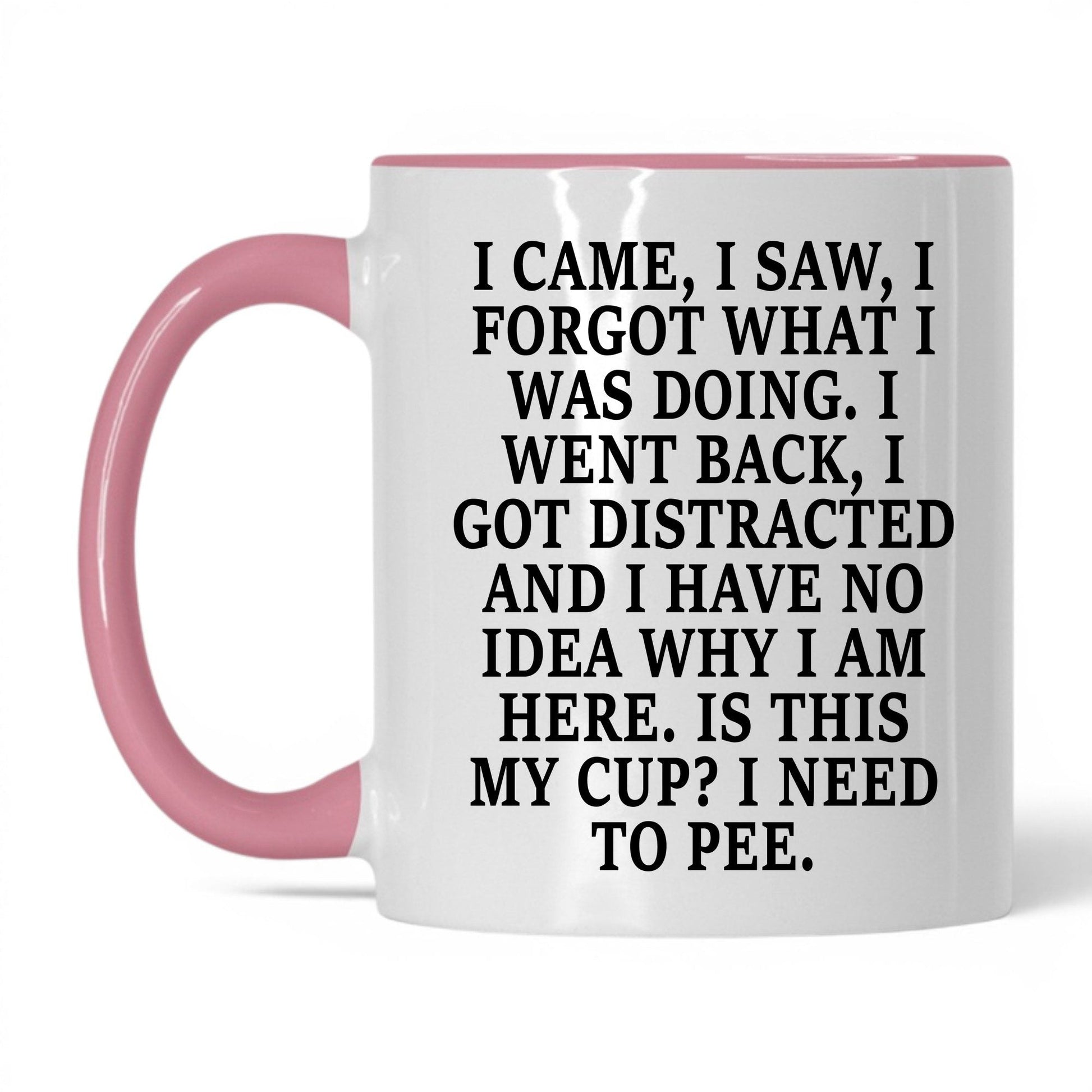 I Forgot What I Was Doing Mug – 11oz White/Pink Mug