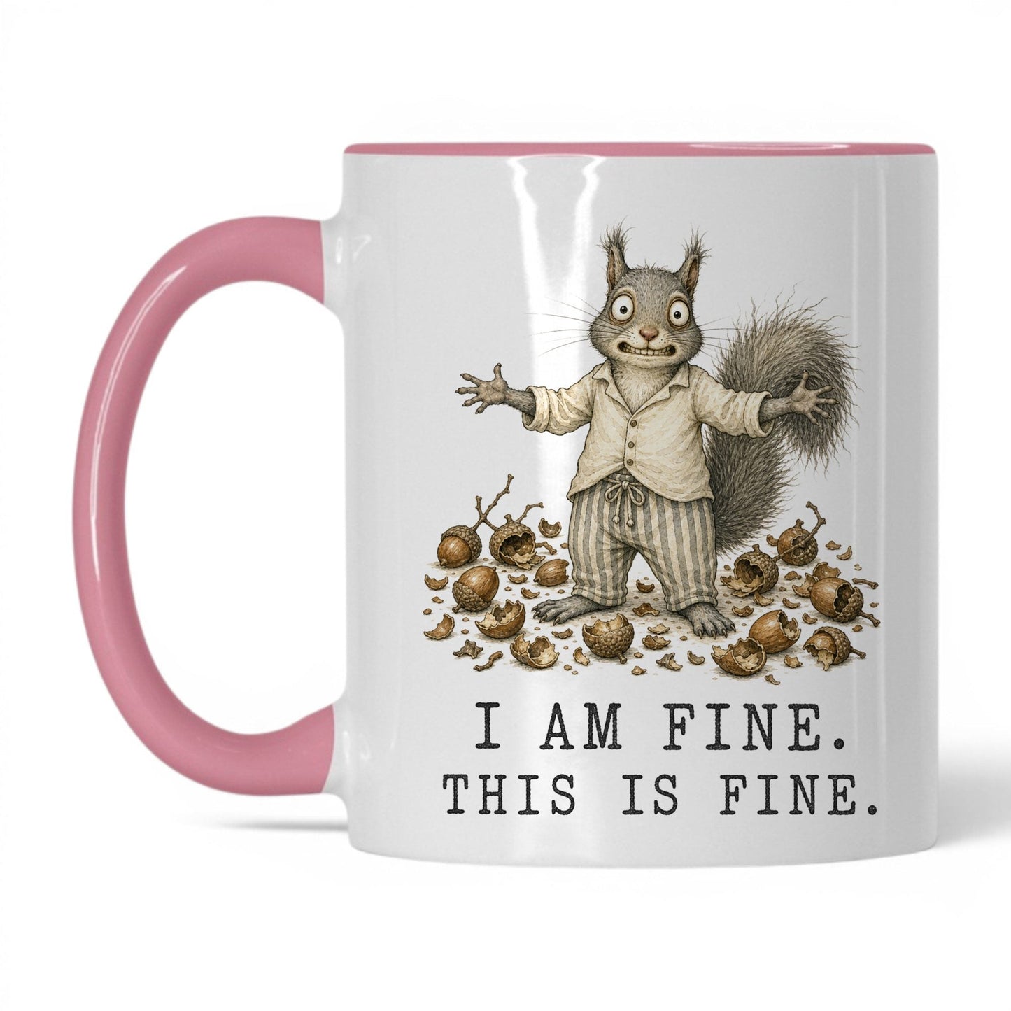 This Is Fine Squirrel Coffee Mug