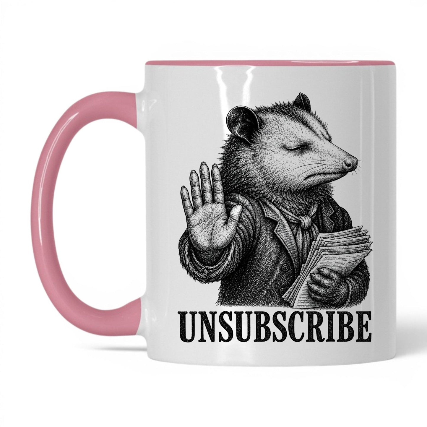 Unsubscribe Opossum Coffee Mug
