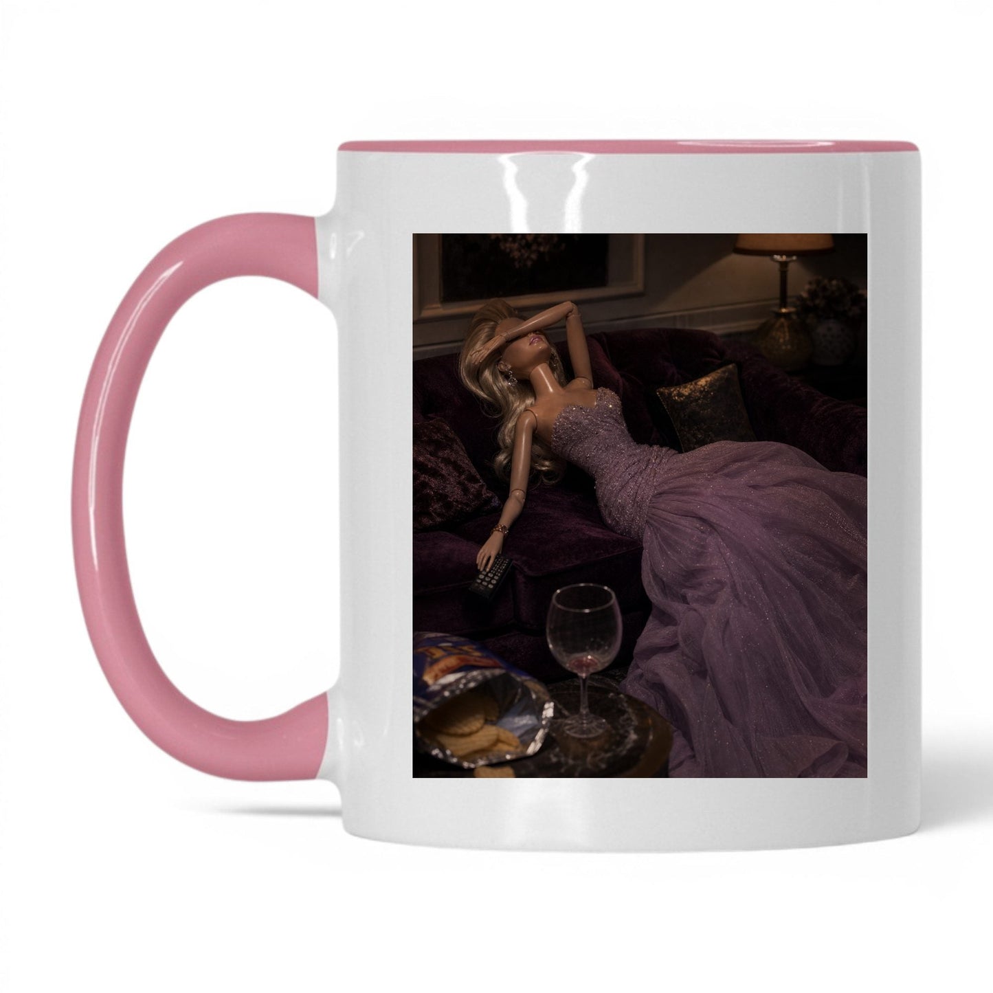 Resting Doll Face Coffee Mug