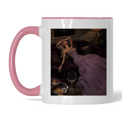 Resting Doll Face Coffee Mug