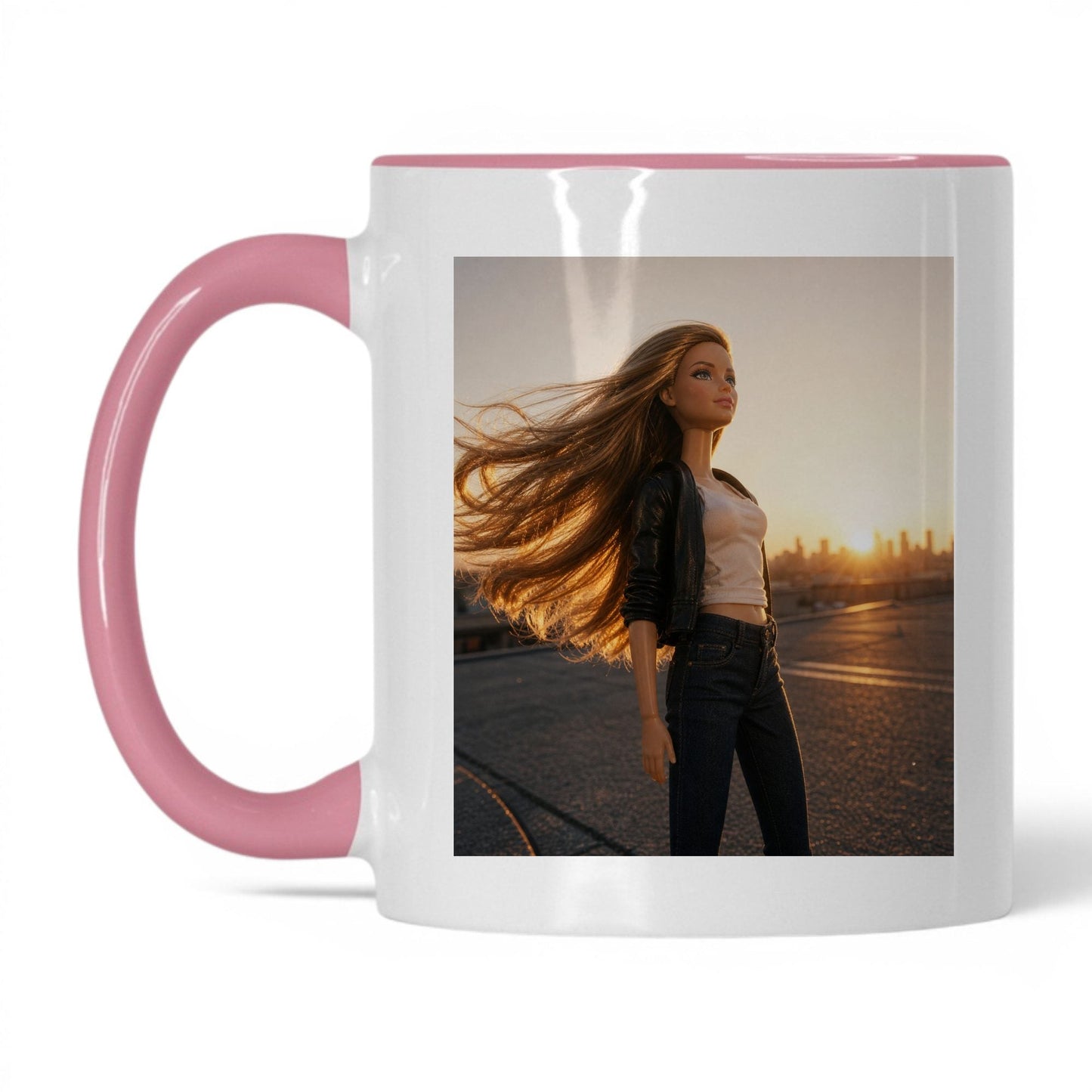 Main Character Doll Face Coffee Mug