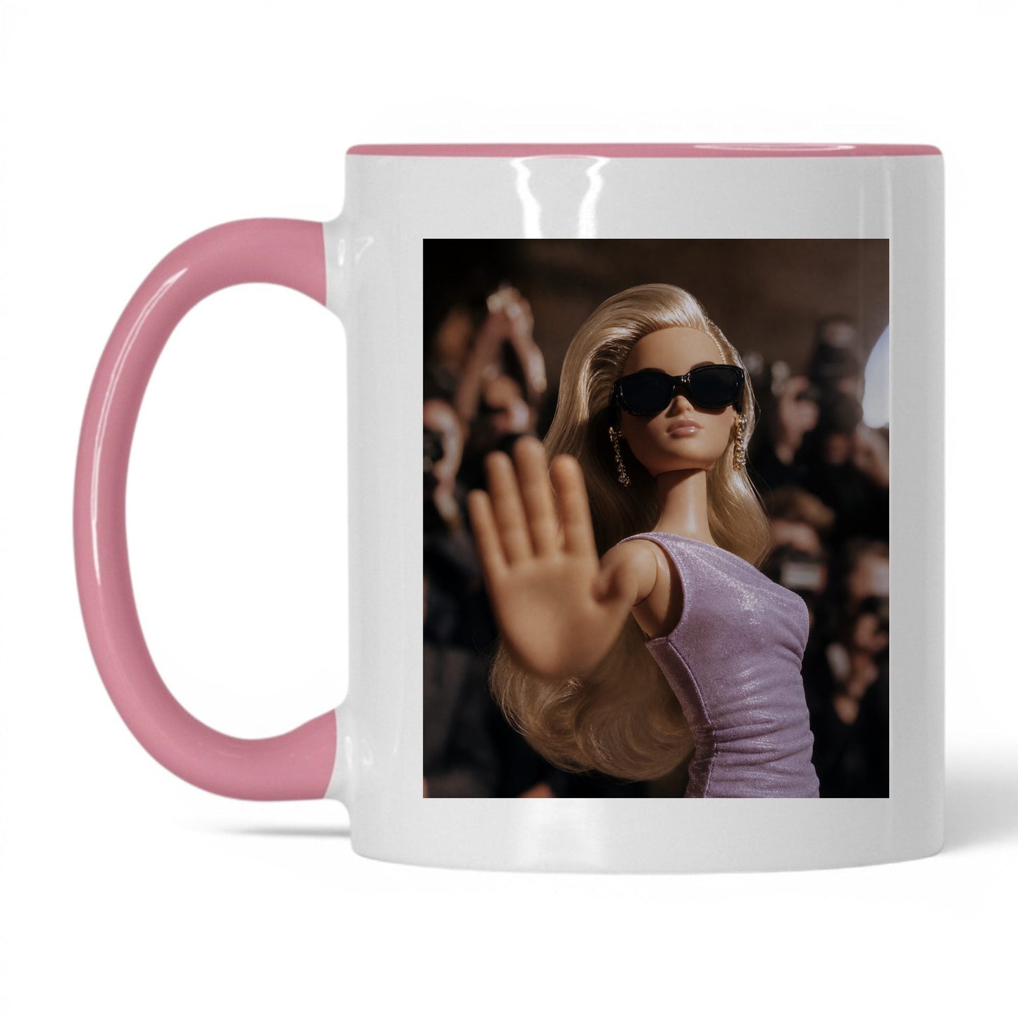 Not Taking Questions Doll Face Mug