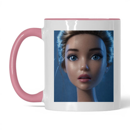 Anxious Doll Face Coffee Mug