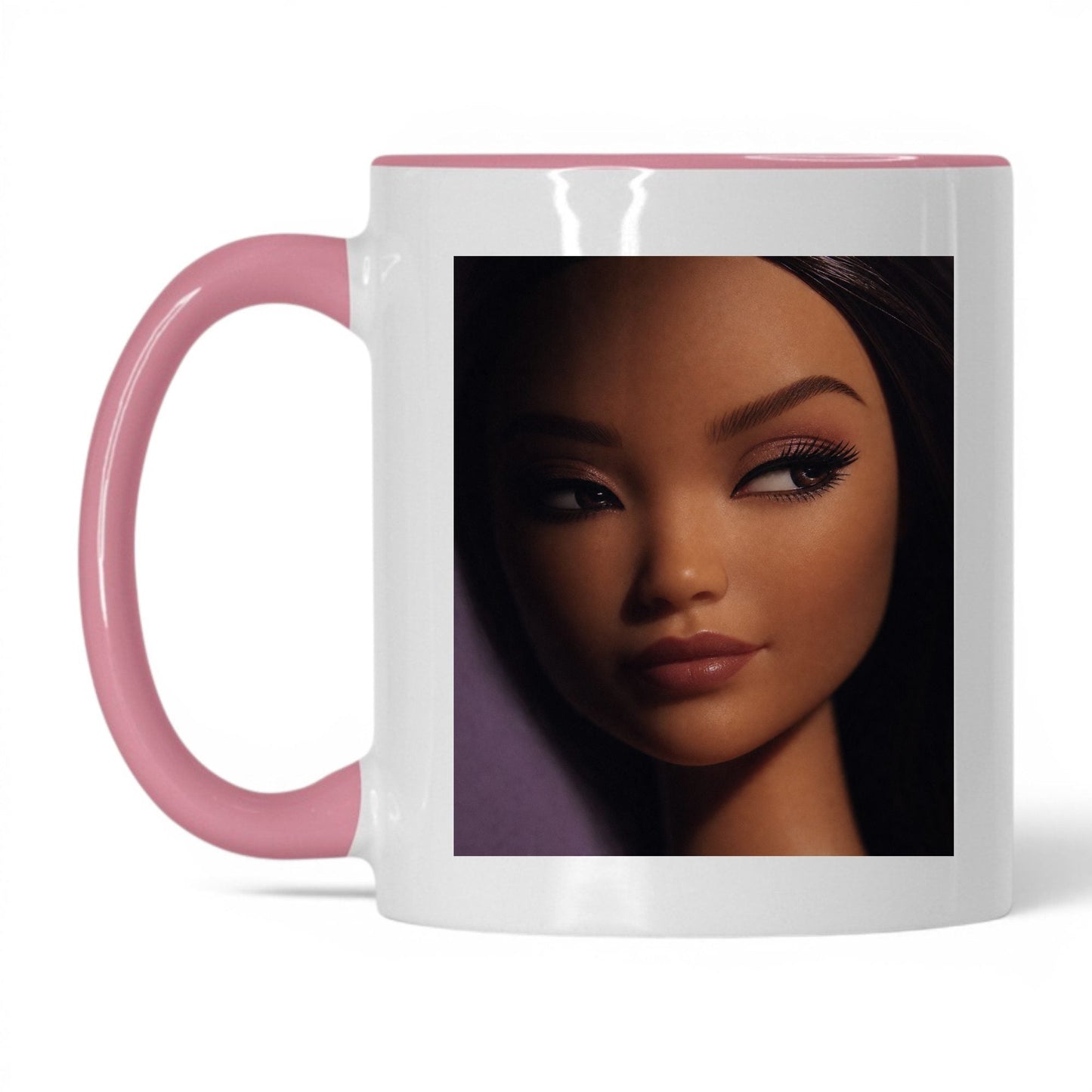 Suspicious Doll Face Coffee Mug