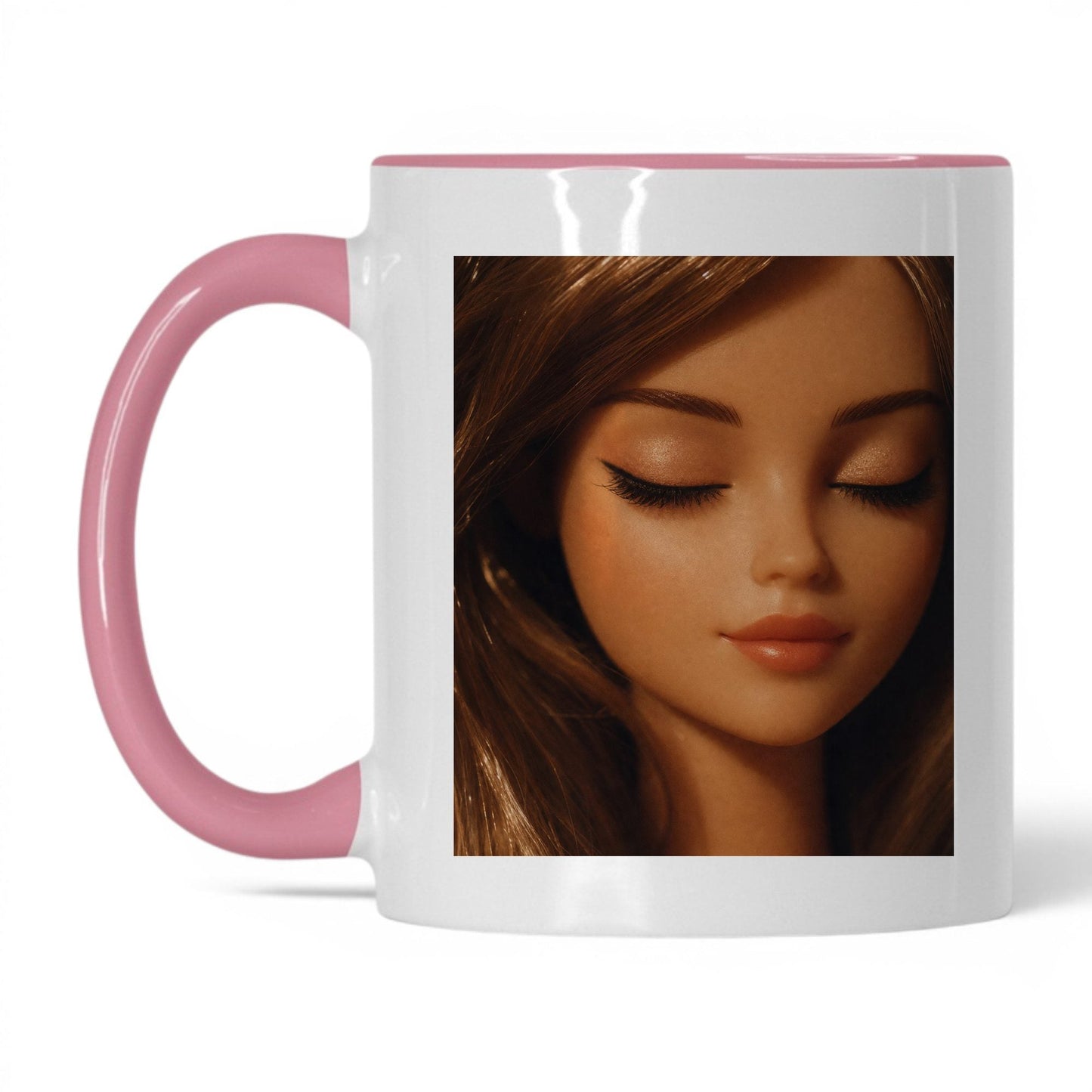 Unbothered Close-Up Doll Face Coffee Mug