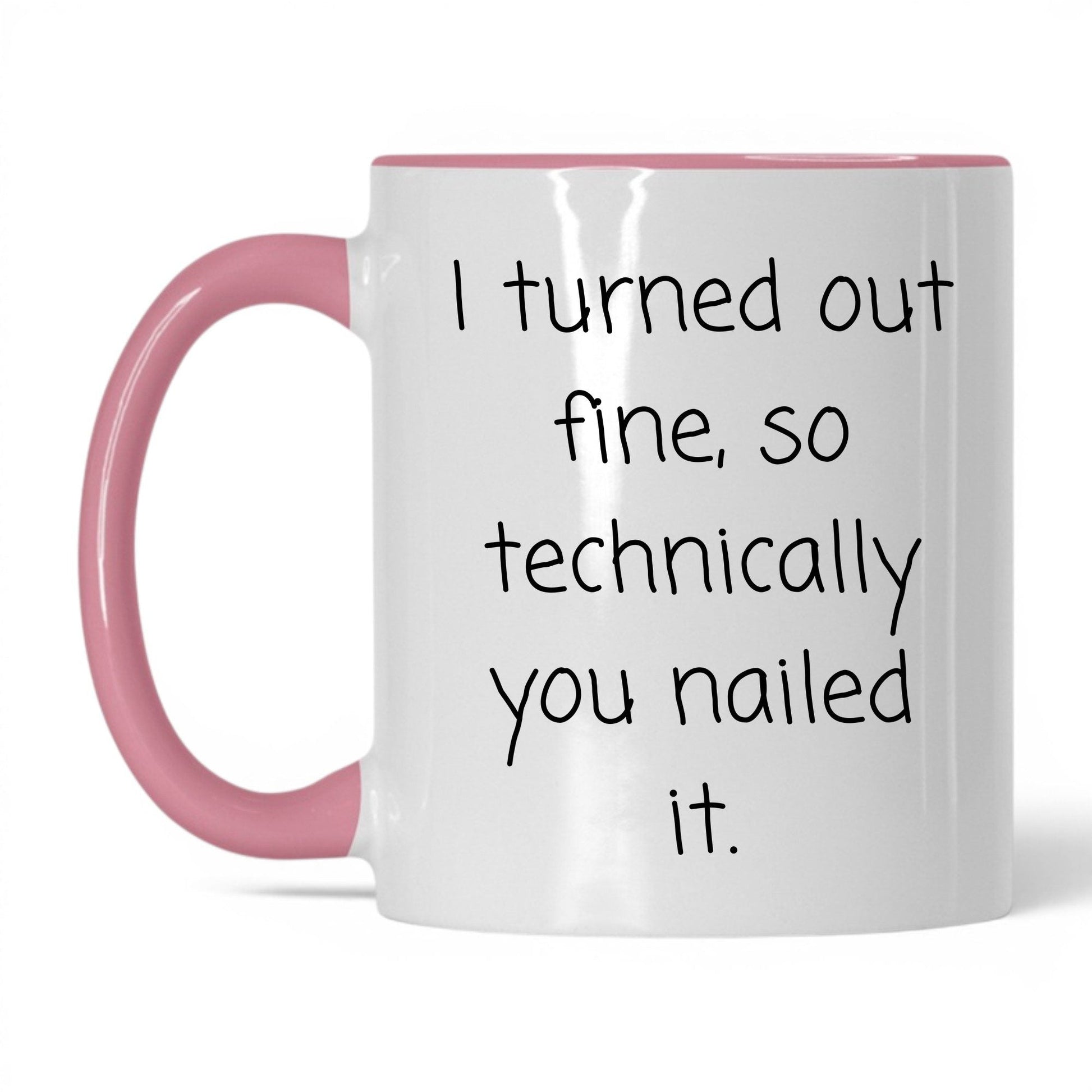 You Nailed It Mug – 11oz White/Pink Mug