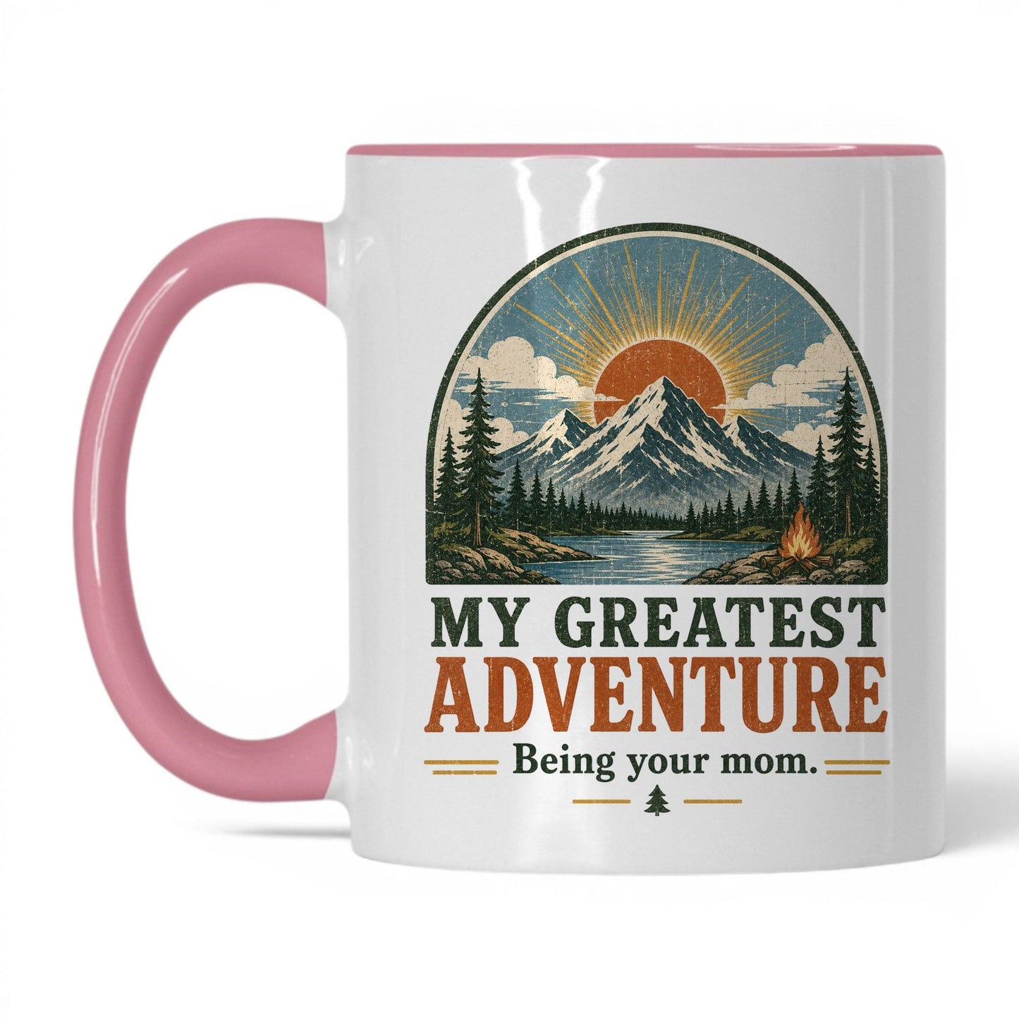 My Greatest Adventure Mug – 11oz White/Pink Mug
