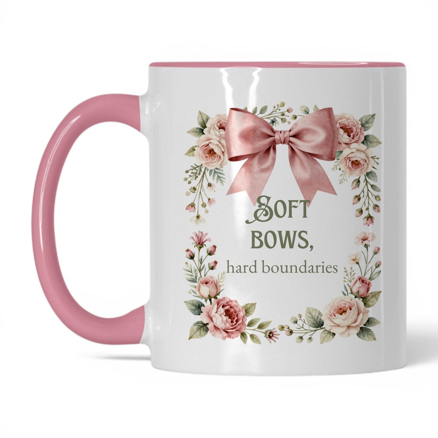 Soft Bows Hard Boundaries Coffee Mug