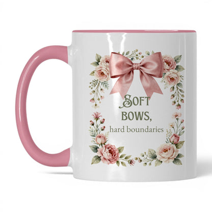 Soft Bows Hard Boundaries Coffee Mug