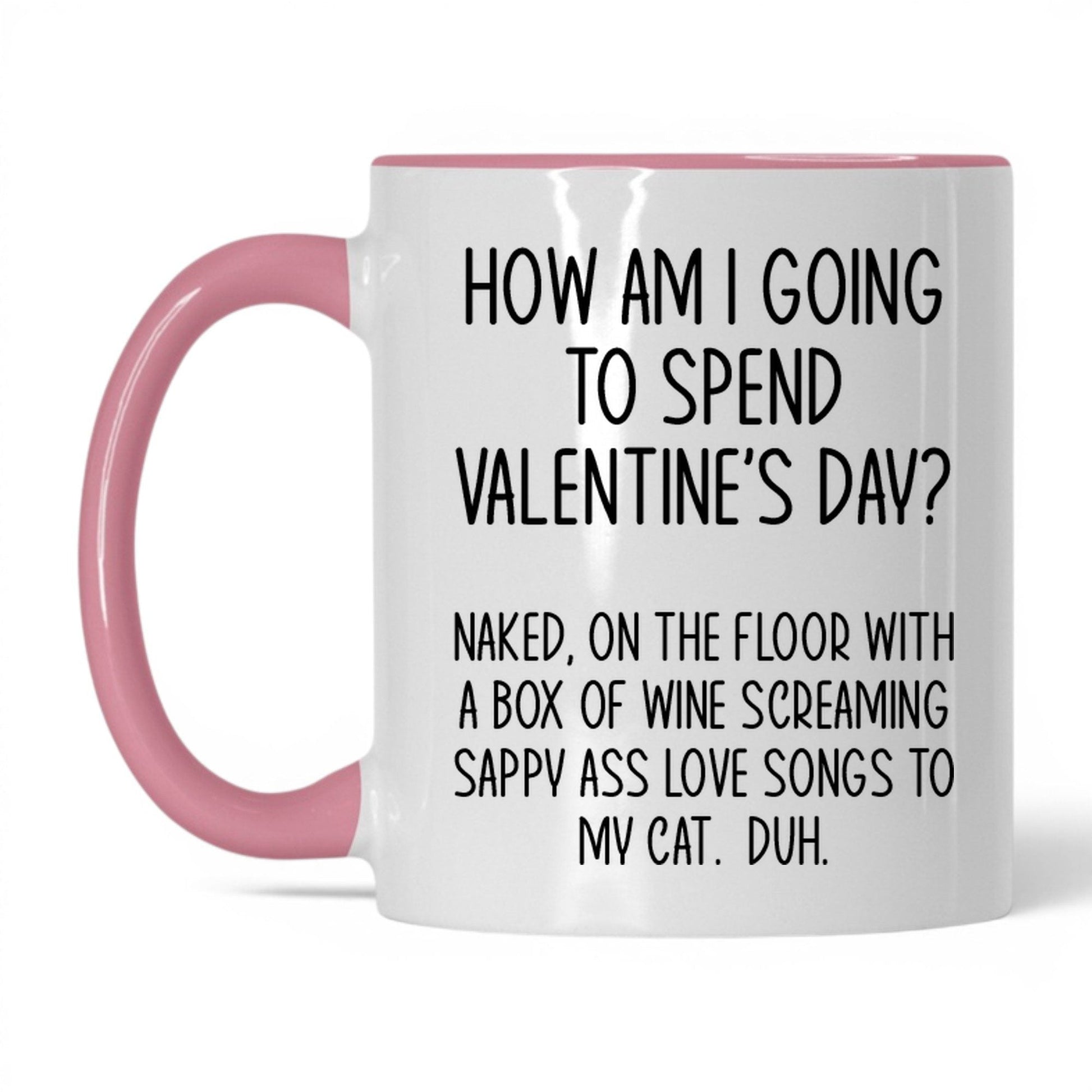 Wine and Screaming Into the Void Mug – 11oz White/Pink Mug