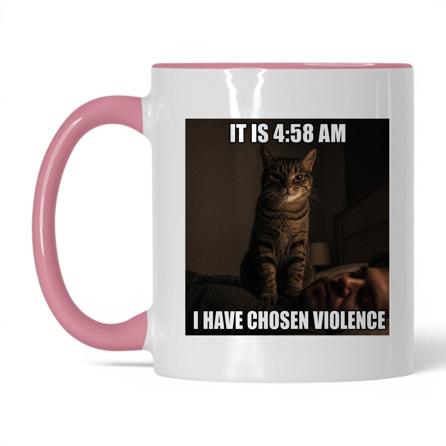 Chosen Violence Cat Coffee Mug