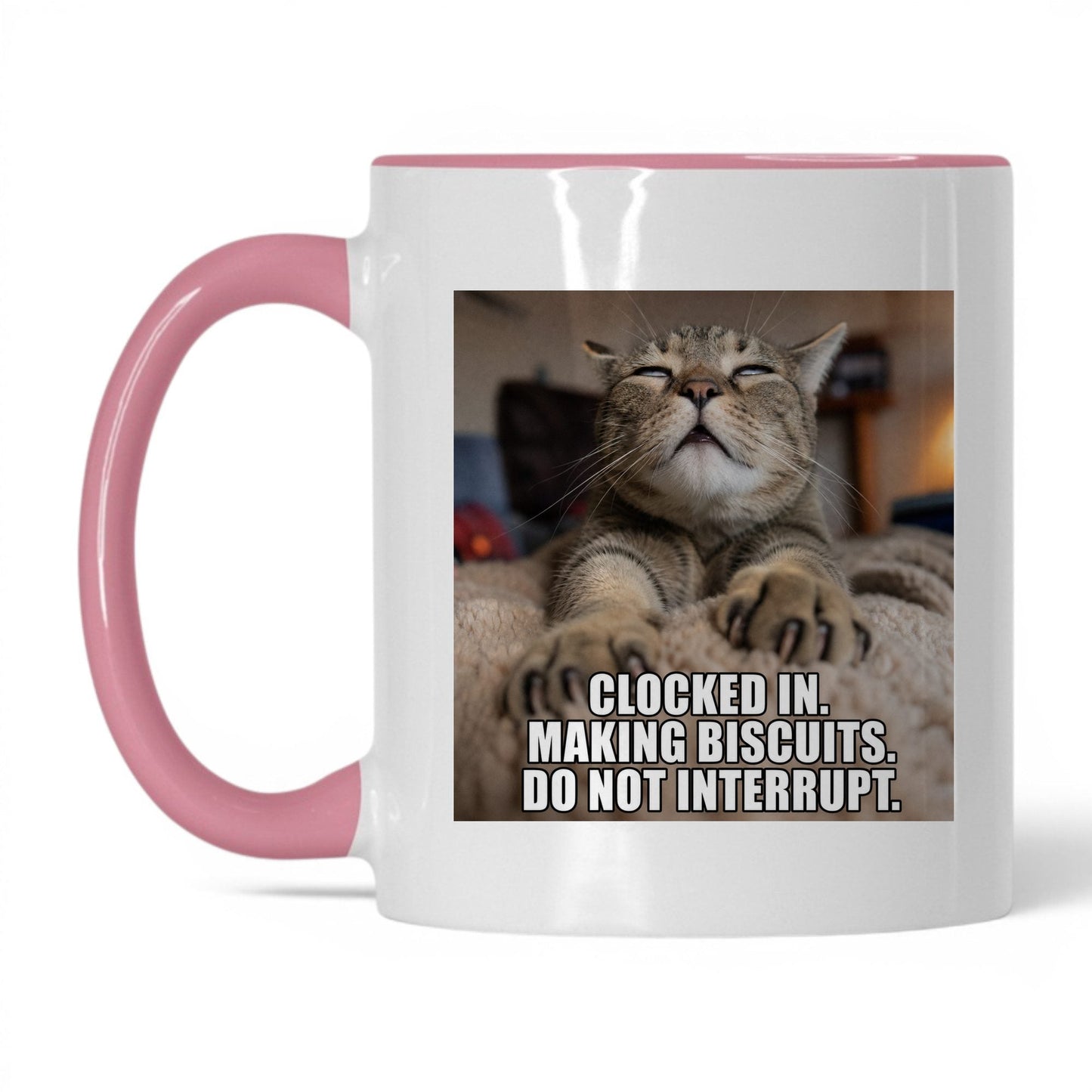 Making Biscuits Cat Coffee Mug