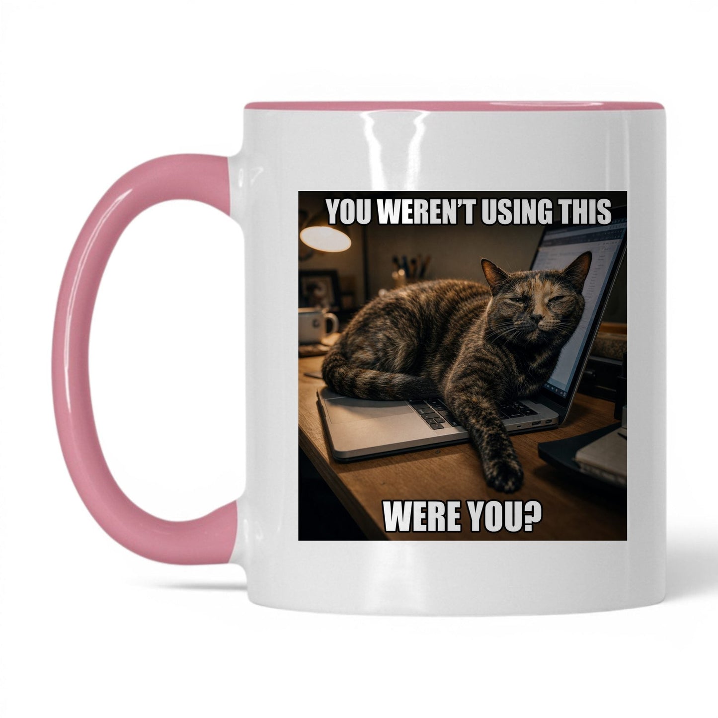You Weren't Using This Cat Coffee Mug