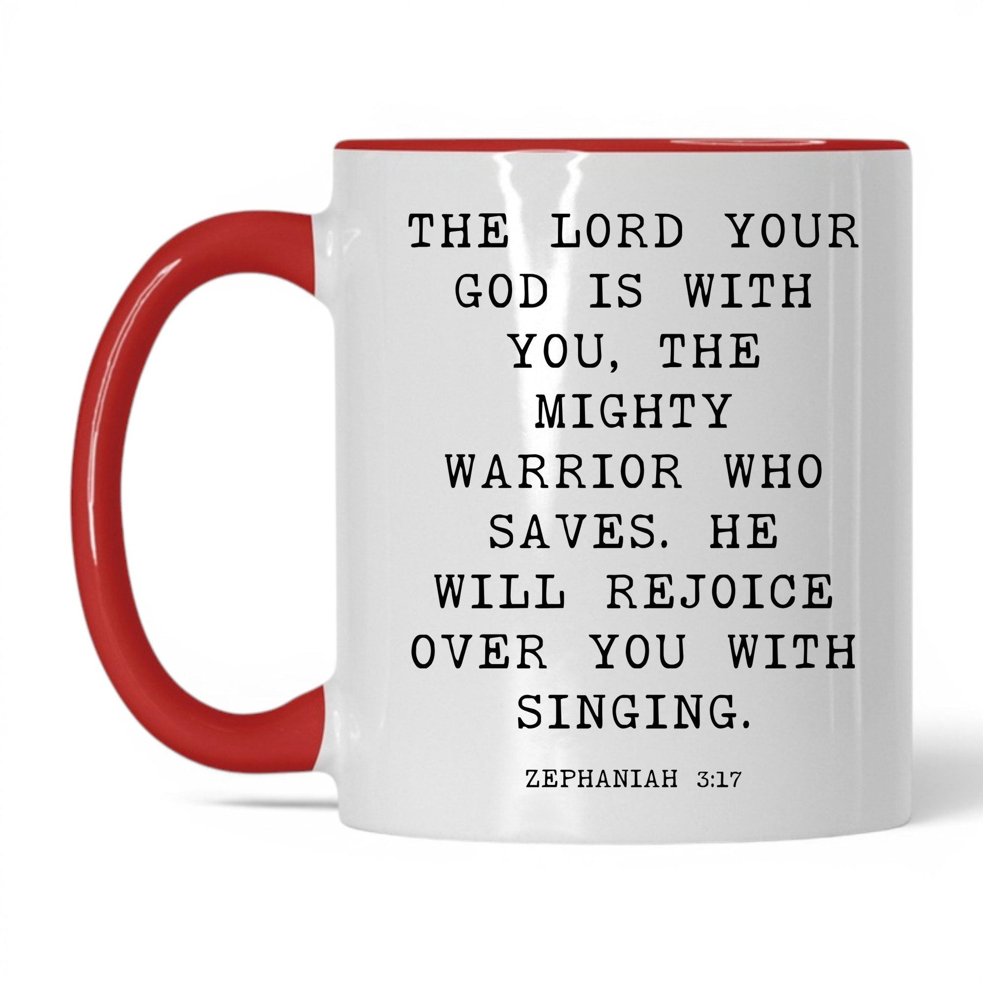 The Lord Is With You Mug – 15oz White/Black Mug