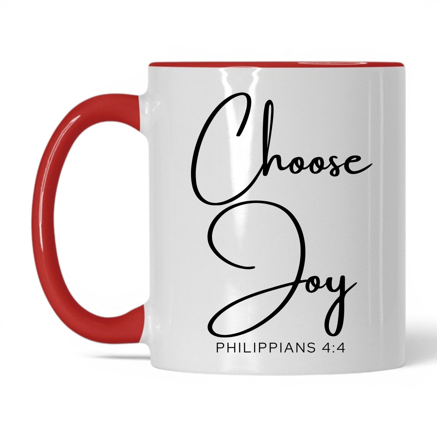 Choose Joy Mug – 15oz White/Black Mug