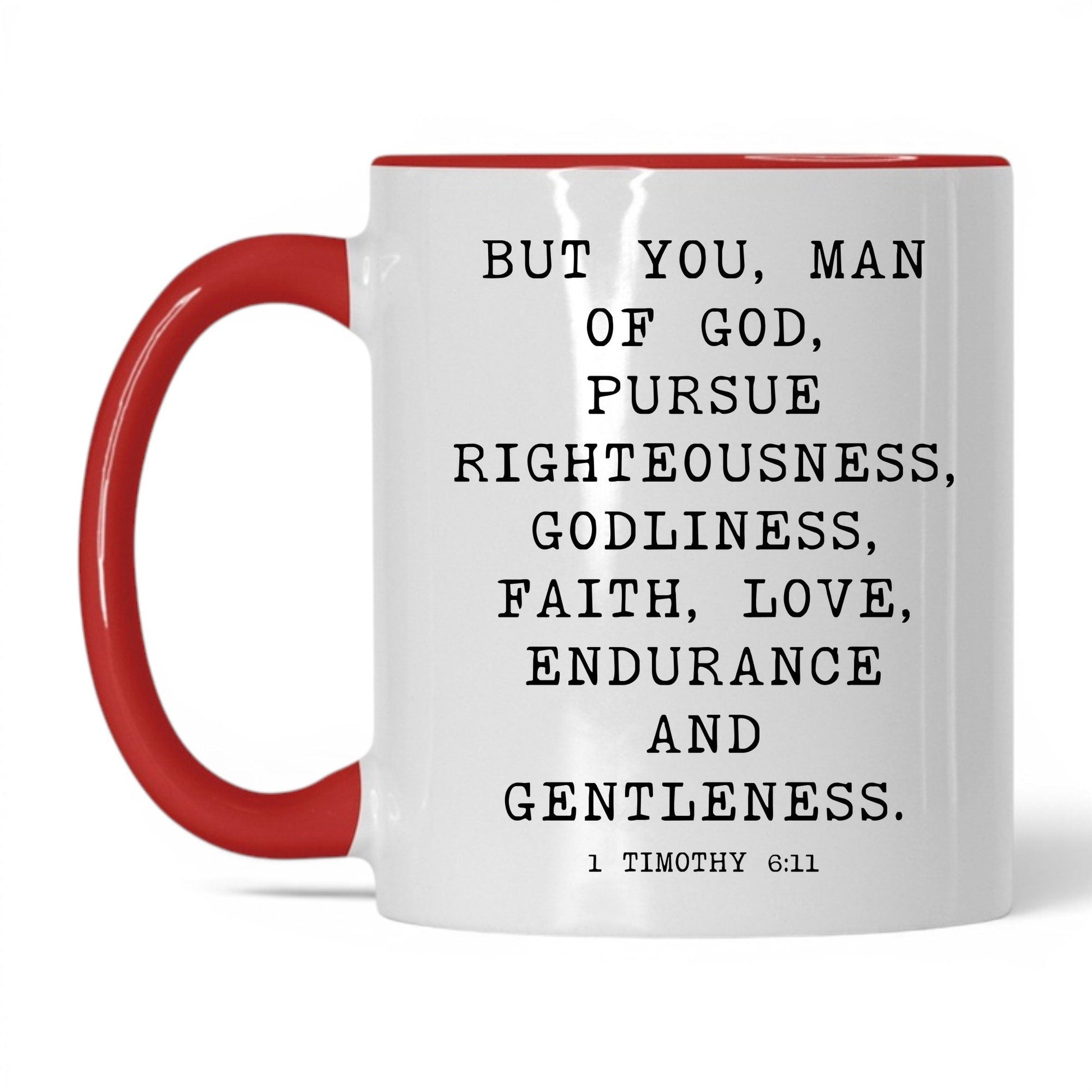 Man of God Mug – 15oz White/Black Mug