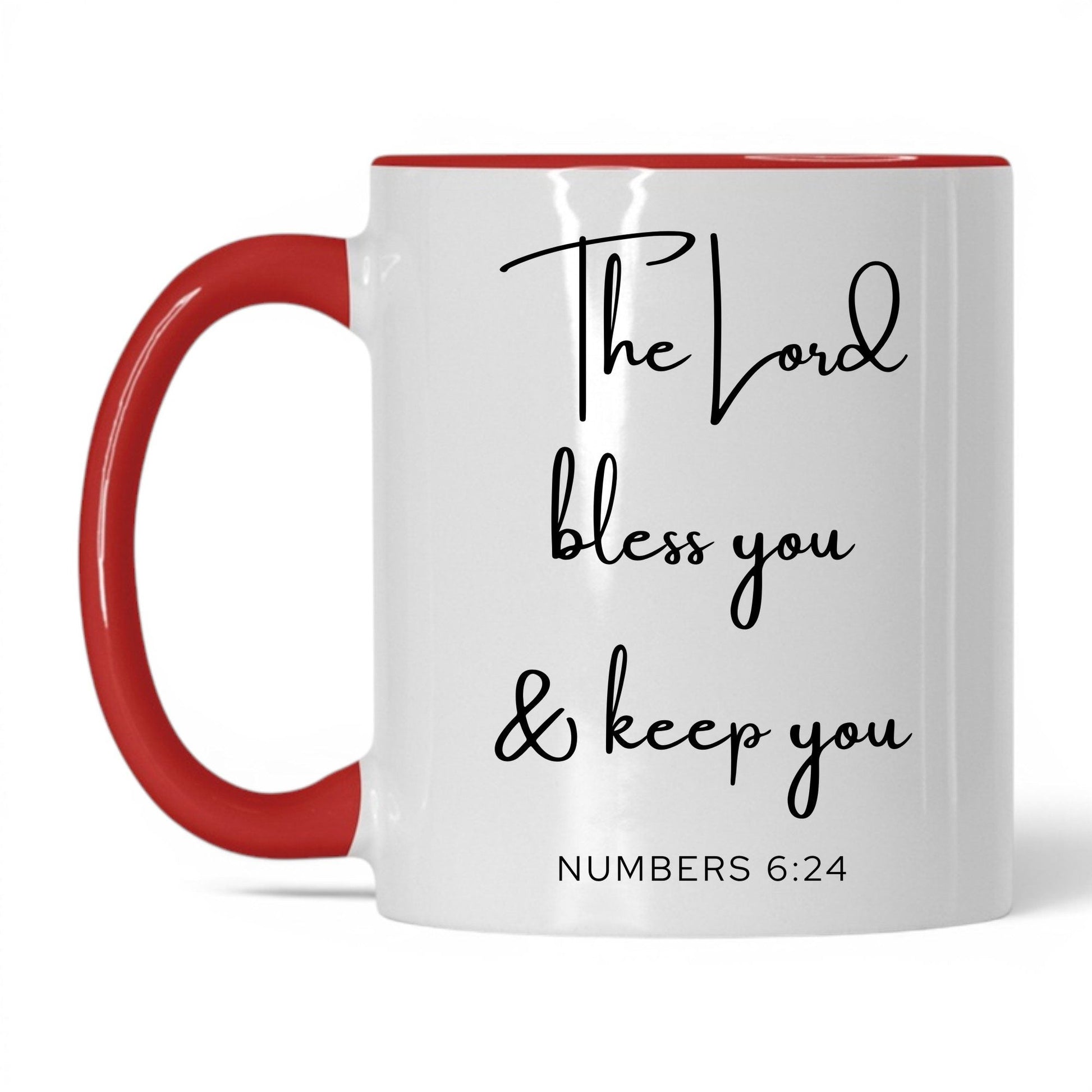 The Lord Bless You Mug – 15oz White/Black Mug