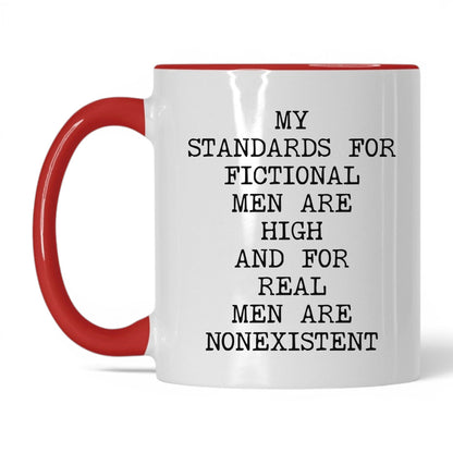 Standards for Fictional Men Coffee Mug