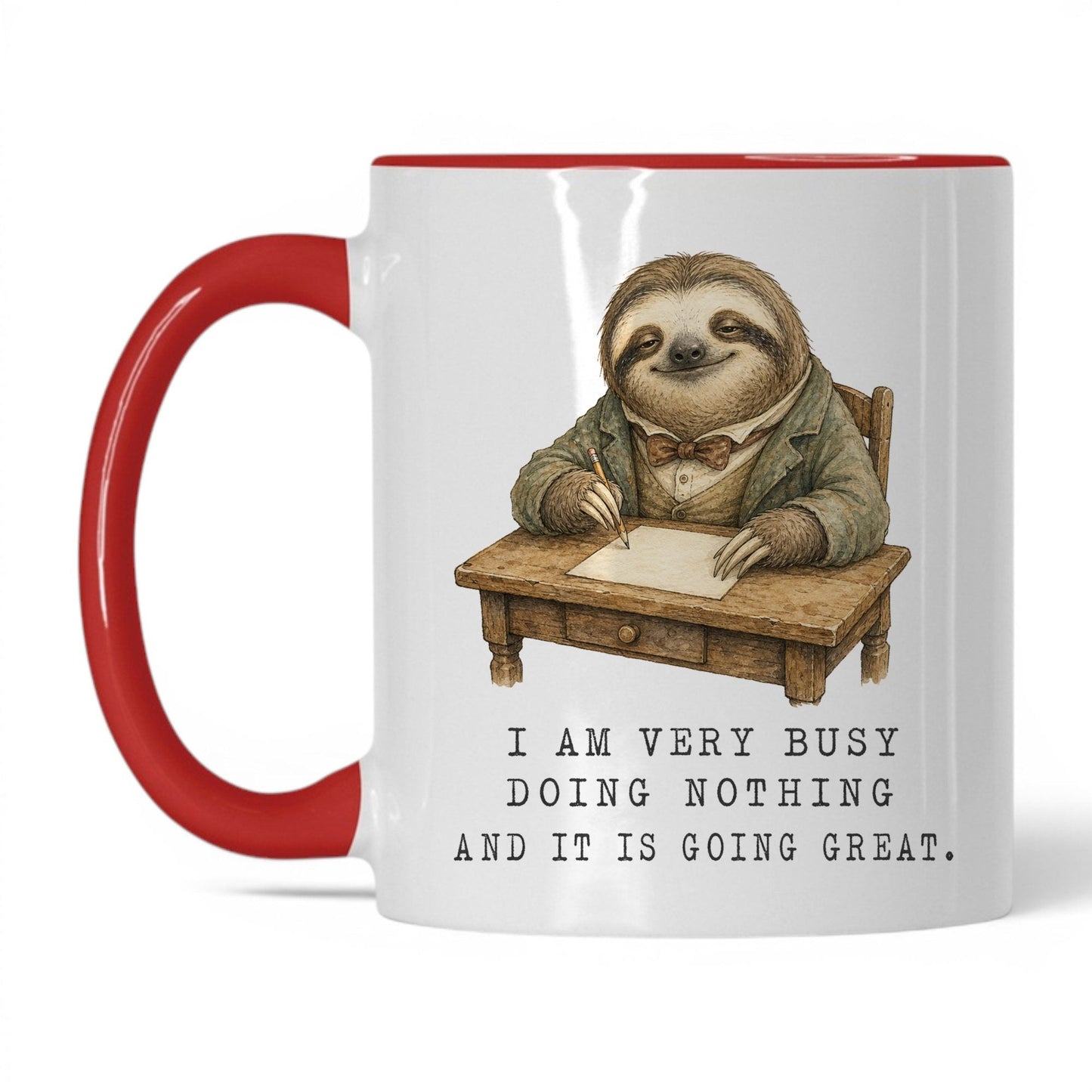 Busy Doing Nothing Sloth Coffee Mug