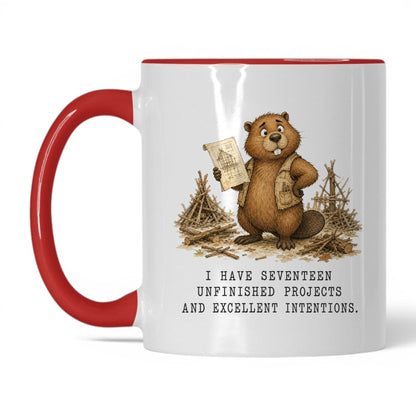 Unfinished Projects Beaver Coffee Mug