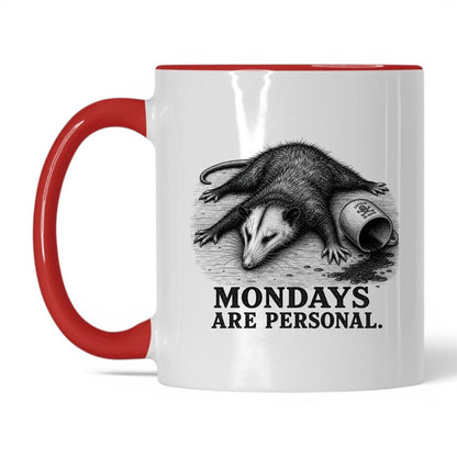 Mondays Are Personal Opossum Coffee Mug