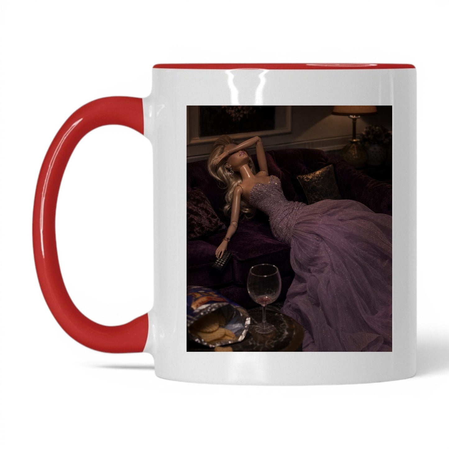 Resting Doll Face Coffee Mug